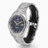 Maserati Competizione Blue Dial Silver Steel Strap Watch for Men - R8853100029