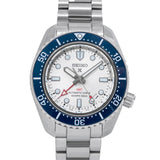 Seiko Prospex 1968 Heritage Diver's GMT 60th Anniversary White Dial Silver Steel Strap Watch for Men - SPB519J1