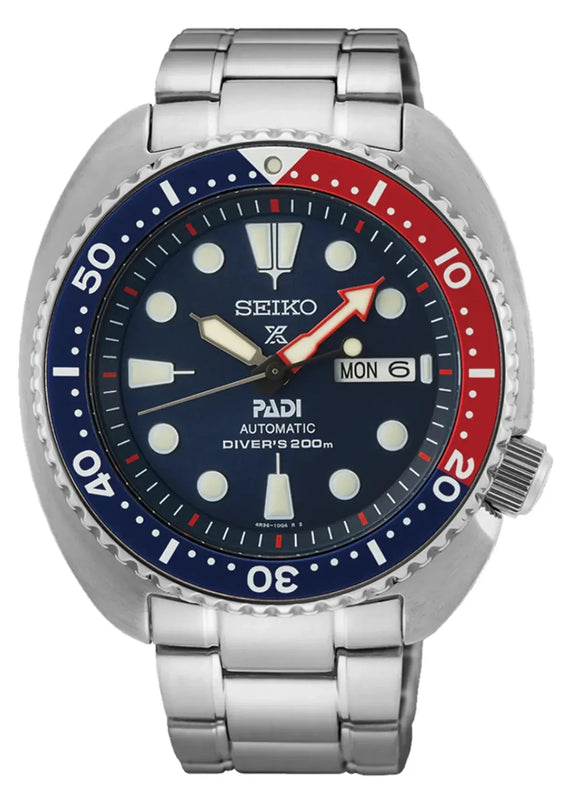 Seiko Prospex Sea Padi Blue Dial Silver Steel Strap Watch for Men - SRPE99K1