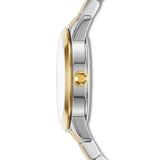 Tory Burch Collins White Dial Two Tone Steel Strap Watch for Women - TBW1305