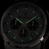 Maserati Successo Chronograph Grey Dial Grey Rubber Strap Watch for Men - R8871621043