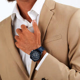 Maserati Traguardo Blue Edition Chronograph Blue Dial Blue Silicon Strap Watch for Men - R8871612042