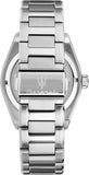 Maserati Velocità Date Black Dial Silver Steel Strap Watch for Men - R8853152002