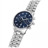 Maserati Tradizione Chronograph Blue Dial Silver Steel Strap Watch for Men - R8873646005