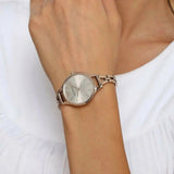 Emporio Armani Aurora Rose Gold Dial Rose Gold Steel Strap Watch for Women - AR11055