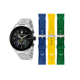 Maserati Traguardo Chronograph Black Dial Silver Steel Strap Watch for Men - R8873612061