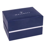 Maserati Tradizione Chronograph White Dial Two Tone Steel Strap Watch for Men - R8873646002
