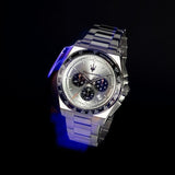 Maserati Velocità Chronograph Silver Dial Silver Steel Strap Watch for Men - R8873652006
