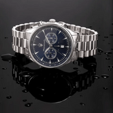 Maserati Tradizione Chronograph Blue Dial Silver Steel Strap Watch for Men - R8873646005