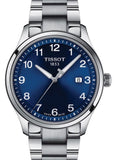 Tissot T-Sport Gent XL Blue Dial Silver Steel Strap Watch for Men - T116.410.11.047.00