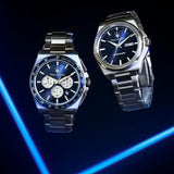 Maserati Velocità Chronograph Blue Dial Silver Steel Strap Watch for Men - R8873652005