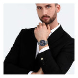Maserati Traguardo Limited Edition Chronograph Blue Dial Silver Steel Strap Watch for Men - R8873612052