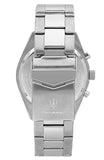 Maserati Competizione Chronograph Green Dial Silver Steel Strap Watch for Men - R8853100044