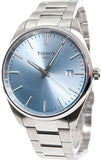 Tissot PR 100 Ice Blue Dial Silver Steel Strap Watch for Men - T150.410.11.351.00