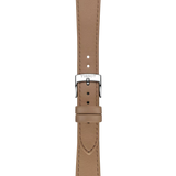 Tissot Stylist Quartz Silver Dial Brown Leather Strap Watch for Women - T159.909.16.031.00