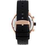 Maserati Stile Skeleton Chronograph Black Dial Black Silicone Strap Watch for Men - R8871642003