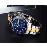 Maserati Competizione Diver Blue Dial Two Tone Steel Strap Watch for Men - R8873600010