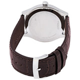 Tissot T-Sport Gent XL Silver Dial Brown Leather Strap Watch for Men - T116.410.16.037.00