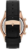 Maserati Tradizione Chronograph Black Dial Black Leather Strap Watch for Men - R8871646001