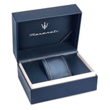 Maserati Successo Chronograph Blue Dial Blue Rubber Strap Watch for Men - R8871621044