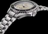 Seiko Prospex Polygonal Divers Automatic Pearl White Dial Silver Steel Strap Watch for Men - SPB481J1