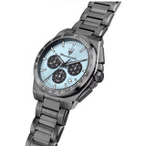 Maserati Velocità Chronograph Blue Dial Black Steel Strap Watch for Men - R8873652004