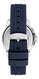 Maserati Successo Chronograph Silver Dial Blue Silicone Strap Watch for Men - R8871621042