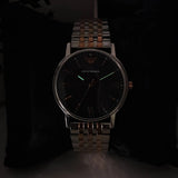 Emporio Armani Kappa Gray Dial Two Tone Steel Strap Watch for Men - AR11121