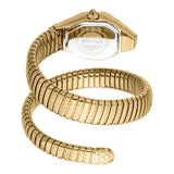 Just Cavalli Aurela Green Dial Gold Steel Strap Watch for Women - JC1L374M0035