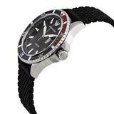 Emporio Armani Diver Black Dial Black Silicon Strap Watch for Men - AR11341