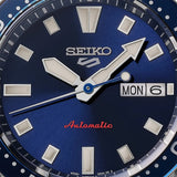 Seiko 5 Sports SKX Automatic Blue Dial Silver Steel Strap Watch for Men - SRPL83K1