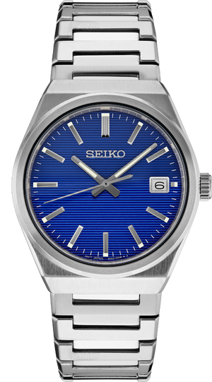Seiko Conceptual Blue Dial Silver Steel Strap Watch for Men - SUR555P1