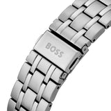 Hugo Boss Skytraveller Chronograph Blue Dial Silver Steel Strap Watch for Men - 1514216