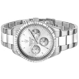 Maserati Competizione Chronograph Silver Dial Silver Steel Strap Watch for Men - R8853100041