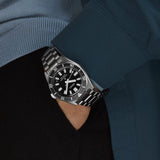 Seiko Prospex 1965 Heritage Divers Automatic Black Dial Silver Steel Strap Watch for Men - SPB453J1