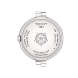 Tissot T-Lady Flamingo Diamonds Mother of Pearl Dial SIlver Steel Strap Watch for Women - T094.210.11.116.02