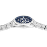 Maserati Attrazione Chronograph Blue Dial Silver Steel Strap Watch for Men - R8853151005