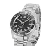 Seiko Prospex 1965 Heritage Divers Automatic Black Dial Silver Steel Strap Watch for Men - SPB453J1