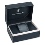 Maserati Attrazione Chronograph Black Dial Two Tone Steel Strap Watch for Men - R8853151002