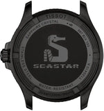 Tissot Seastar 1000 Red Dial Black Steel Strap Watch for Men - T120.410.33.421.00