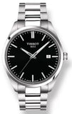 Tissot PR 100 Black Dial Silver Steel Strap Watch for Men - T150.410.11.051.00