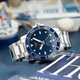 Tissot Seastar 1000 Powermatic 80 Blue Dial Silver Steel Strap Watch for Men - T120.407.11.041.03