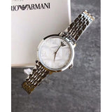 Emporio Armani Modern Silver Dial Silver Steel Strap Watch for Women - AR11213