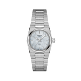 Tissot PRX Quartz Mother of Pearl Dial Silver Steel Strap Watch for Women- T137.210.11.111.00