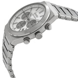 Seiko Conceptual Chronograph White Dial Silver Steel Strap Watch for Men - SSB451P1