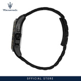 Maserati Traguardo Limited Edition Chronograph Black Dial Black Steel Strap Watch for Men - R8873612051