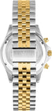 Maserati SFIDA Chronograph Silver Dial Two Tone Steel Strap Watch for Men - R8873640024
