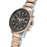 Maserati SFIDA Chronograph Grey Dial Two Tone Steel Strap Watch for Men - R8873640021