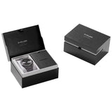 D1 Milano Ultra Thin Anthracite Gray Dial Gray Steel Strap Watch for Men - D1-UTBJ22