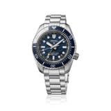 Seiko Prospex 1968 Heritage Divers GMT The Great Wave Limited Edition Blue Dial Silver Steel Strap Watch for Men - SPB509J1